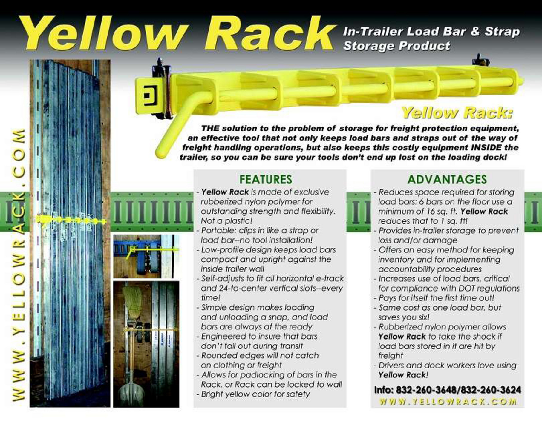 Yellow Racking Bars yellowrack - Load bars for trailers - Page 1 - Created with Publitas.com
