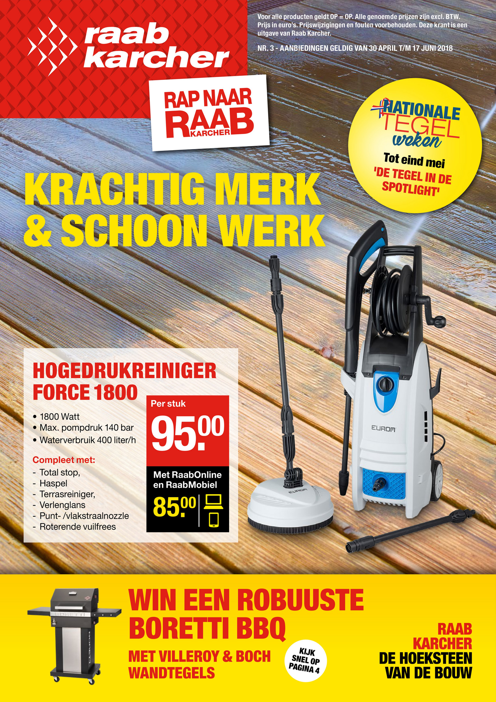 hefboom sticker Gelijkenis Raab Karcher - Raab Karcher Actiekrant 3 - 2018 - Pagina 8-9