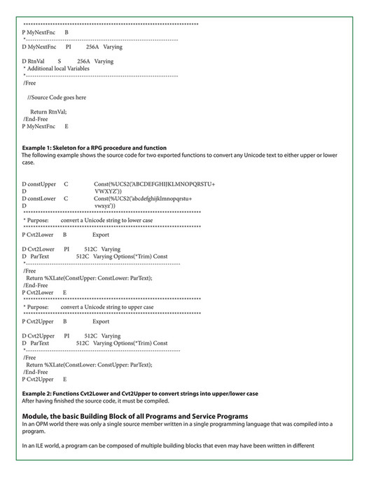 Rpg Iii Code Example COMMON - COMMON ILE RPG Certification Exam Study Guide - Page 54-55
