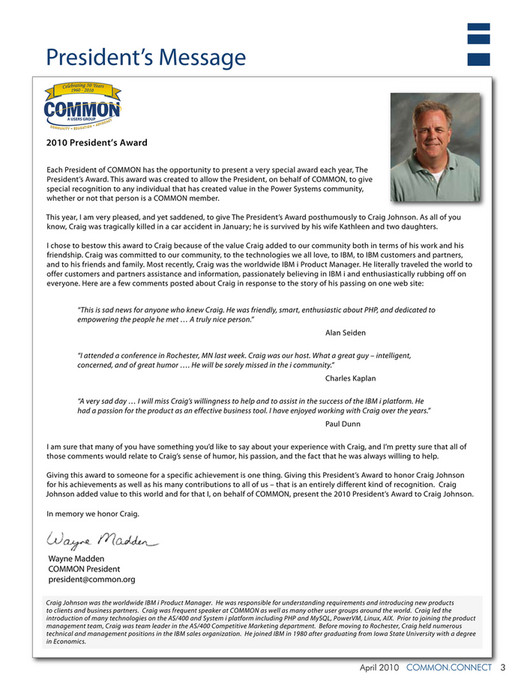 COMMON - COMMON.CONNECT_Apr2010 - Page 1