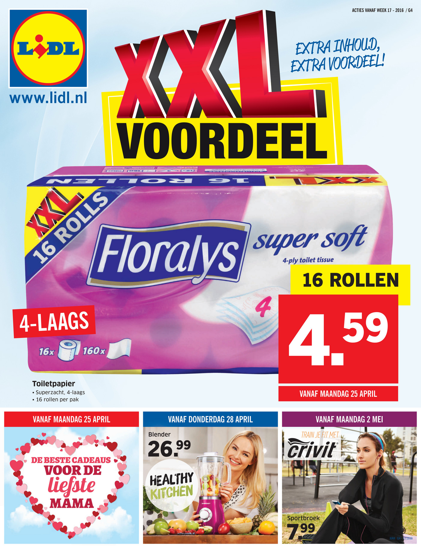 Folderaanbiedingen Lidl folder 25 april tm 1 mei 2016 Folderaanbiedingen Lidl extra folder 11 tm 13 april 2016