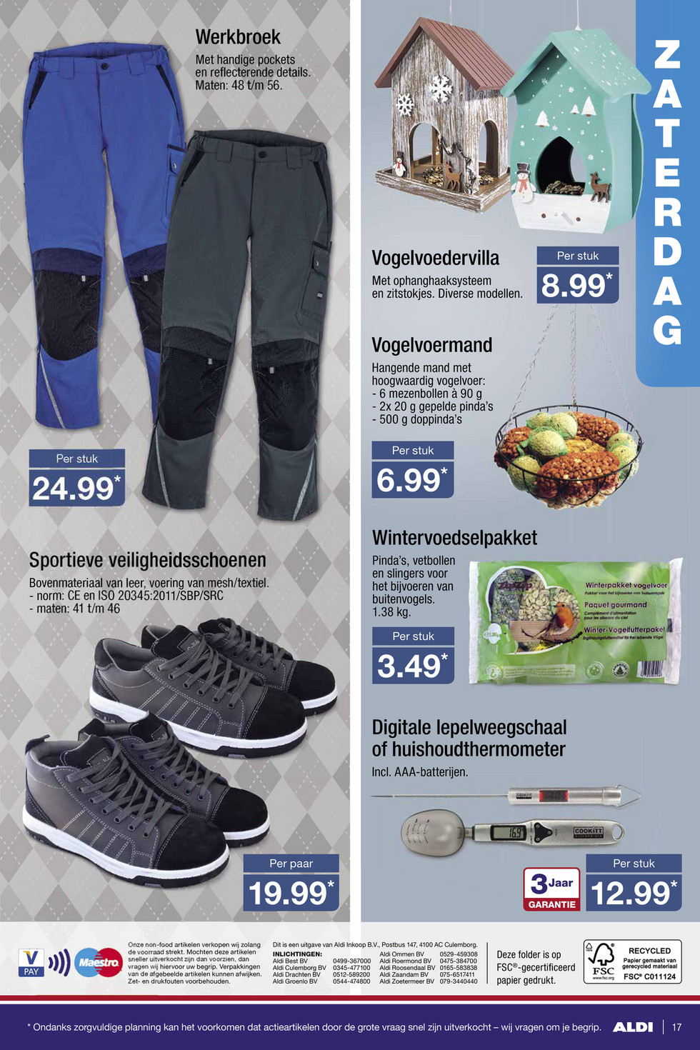 Aldi werkbroek discount