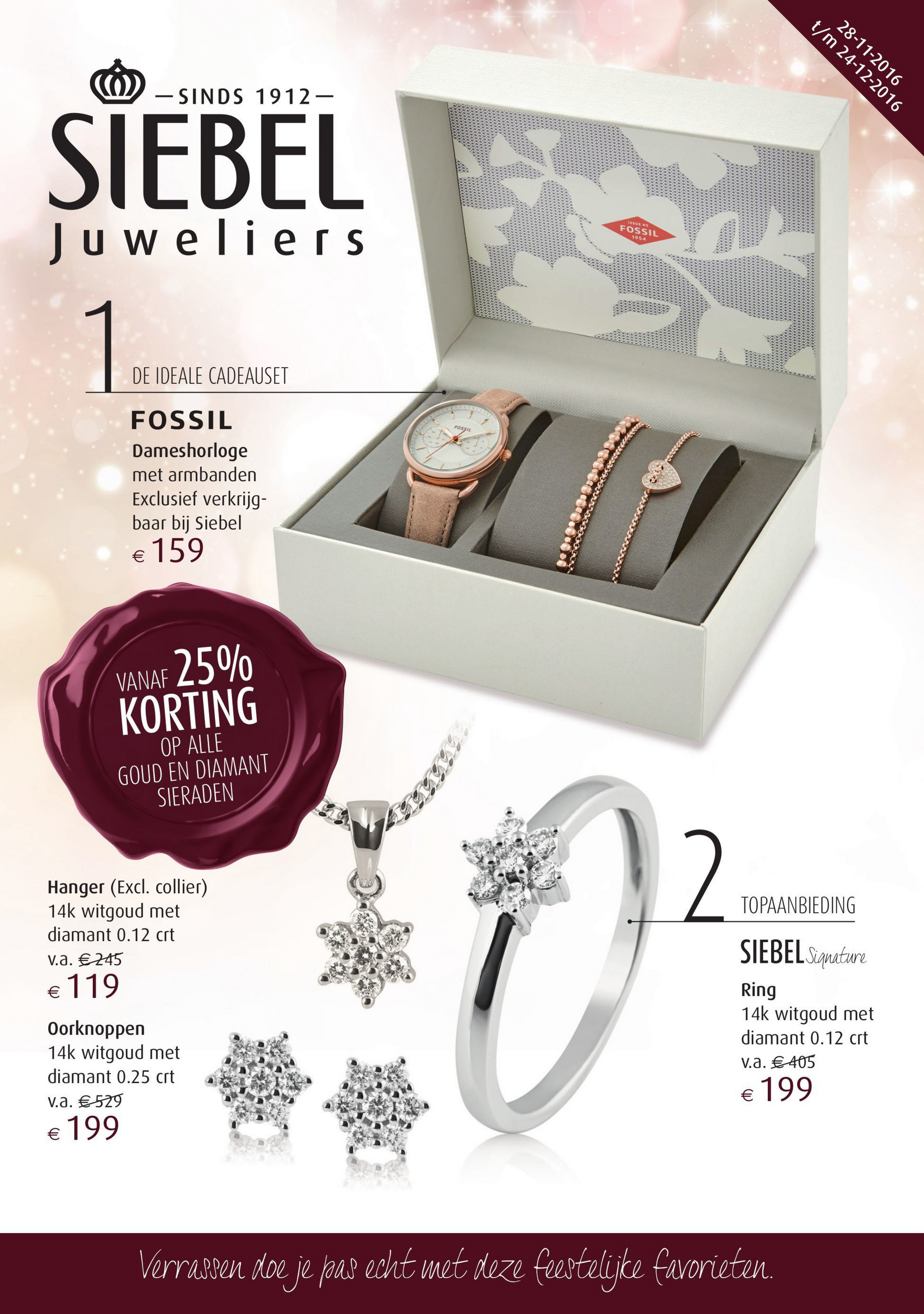 Folderaanbiedingen - Siebel folder 28 november tm 24 december 2016 - Pagina  1