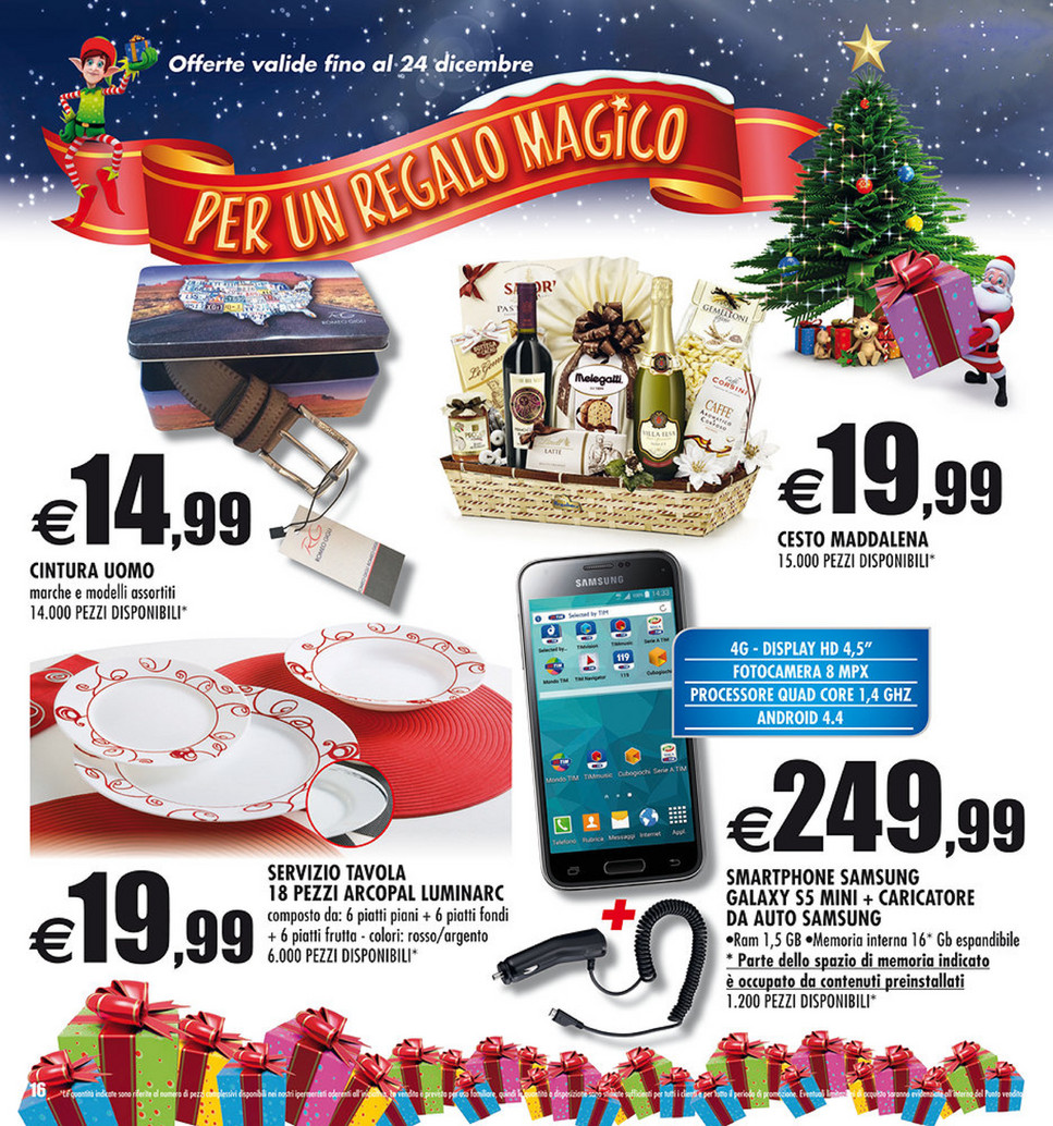 Auchan Decorazioni Natalizie.Sp Volantino Auchan Regali Di Natale 2015 Page 16 17 Created With Publitas Com