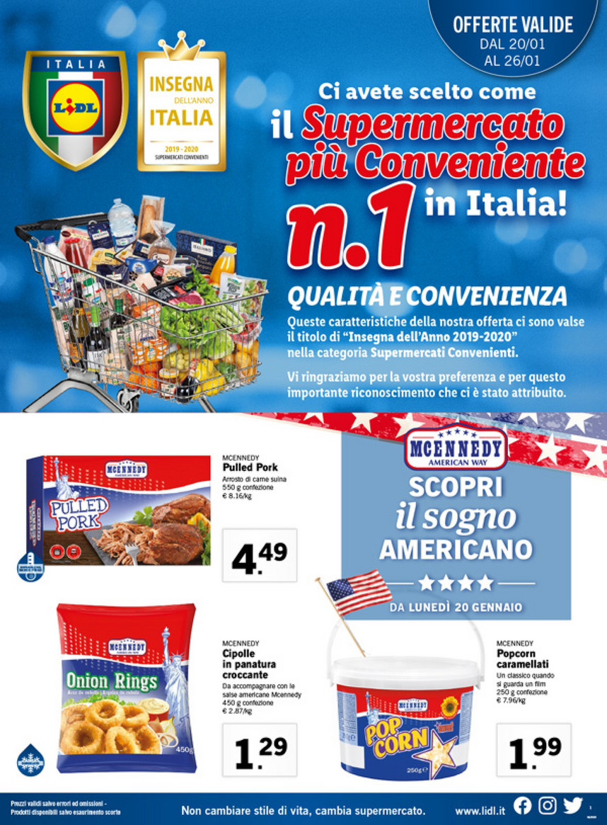 Volantino Lidl con le offerte più convenienti della settimana