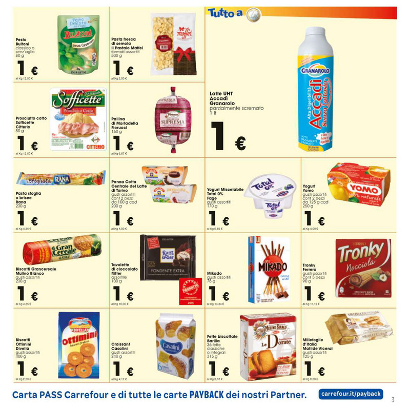 SP - Volantino Carrefour - Tutto a 0.50, 1 e 2 euro - Page 2-3 - Created  with Publitas.com