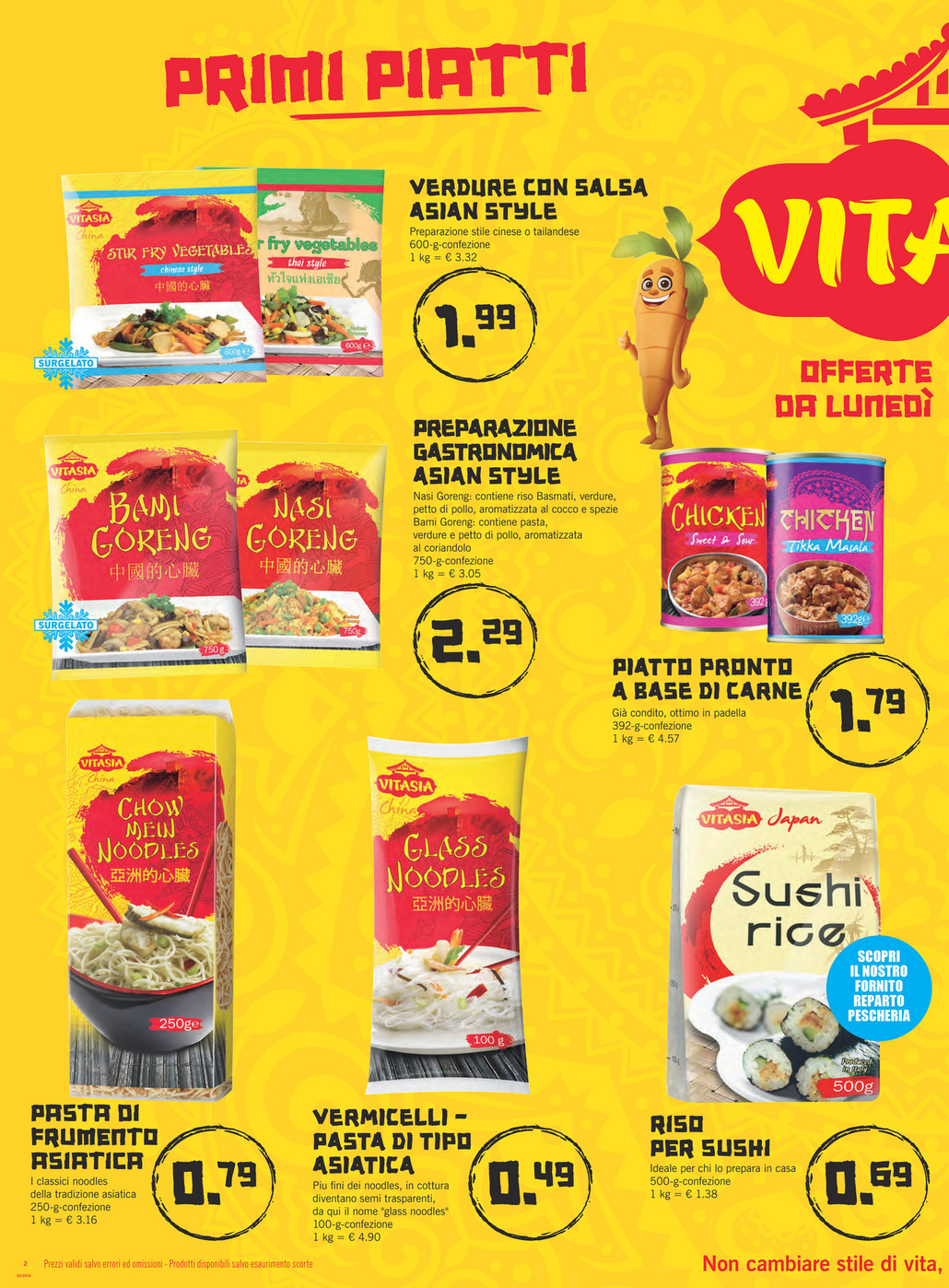 Lidl Italia - Tra i prodotti #Vitasia della settimana ci sono