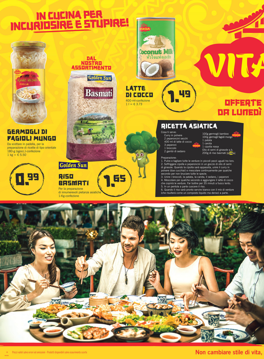 Lidl Italia - Tra i prodotti #Vitasia della settimana ci sono