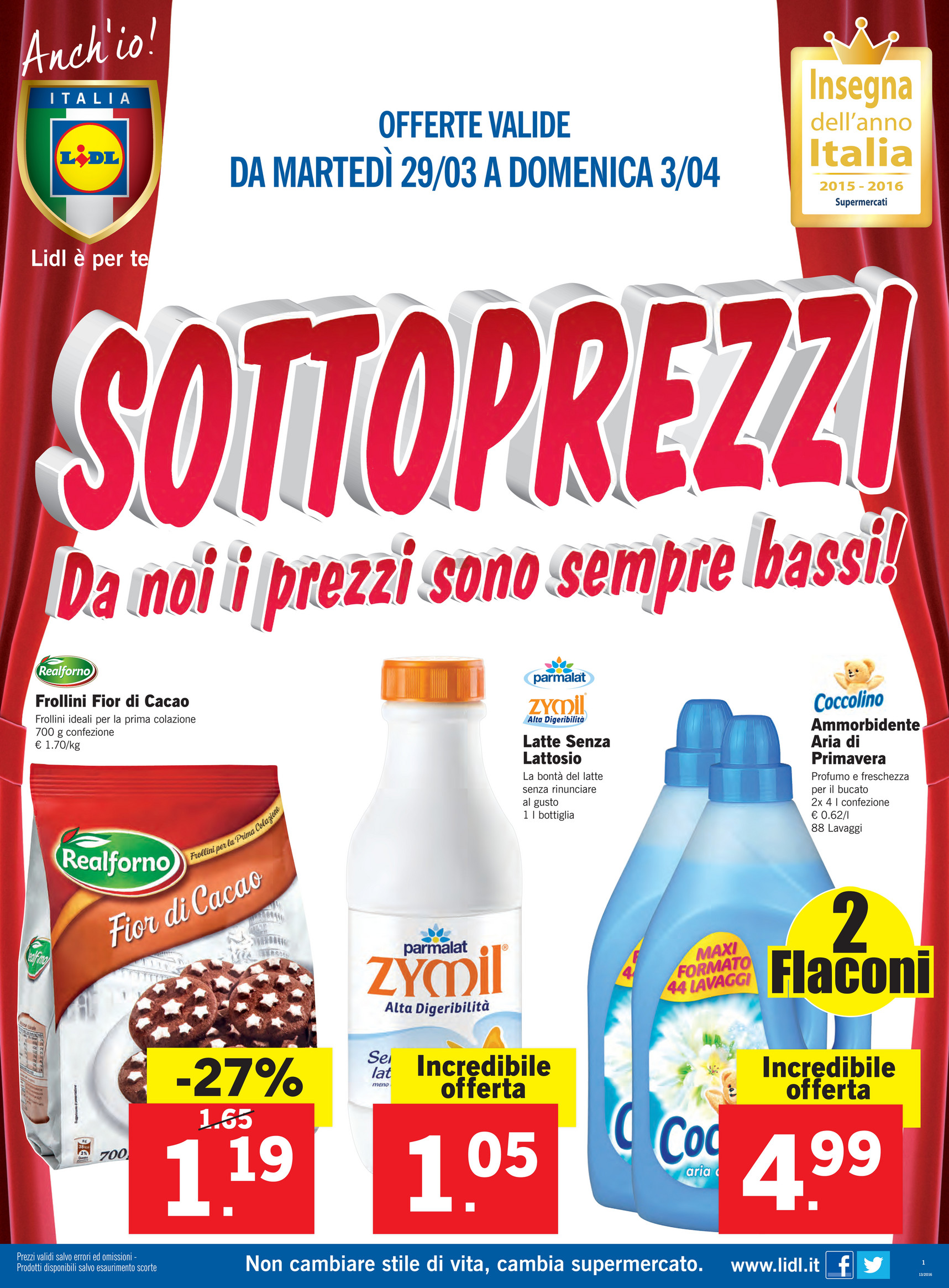 Bottiglie con portapillole offerta di Lidl