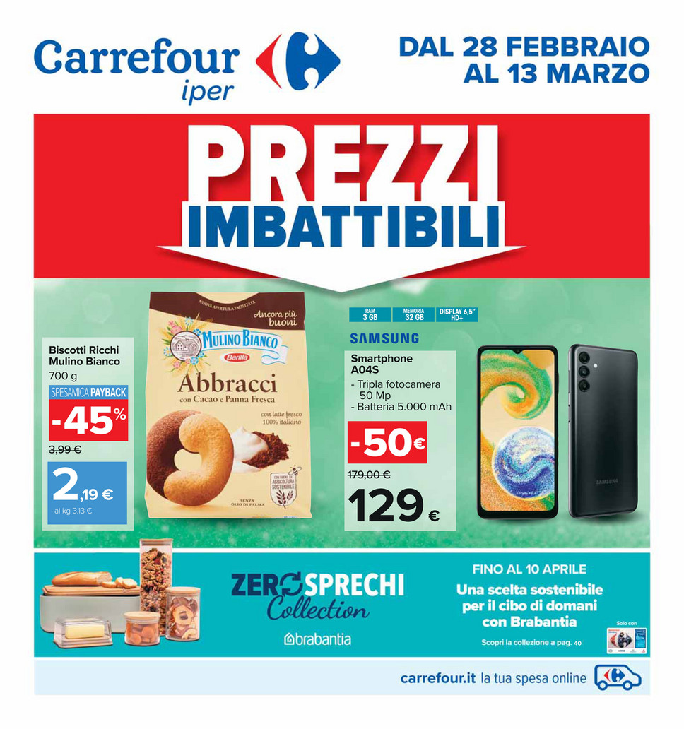 SP - Volantino Carrefour Iper dal 28 Febbraio al 13 Marzo 2023 - Page 1 -  Created with Publitas.com