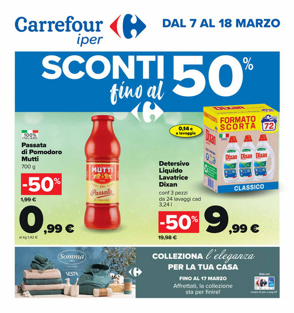 SP - Volantino Carrefour Iper Dal 07 Al 18 Marzo 2023 - Page 1 ...