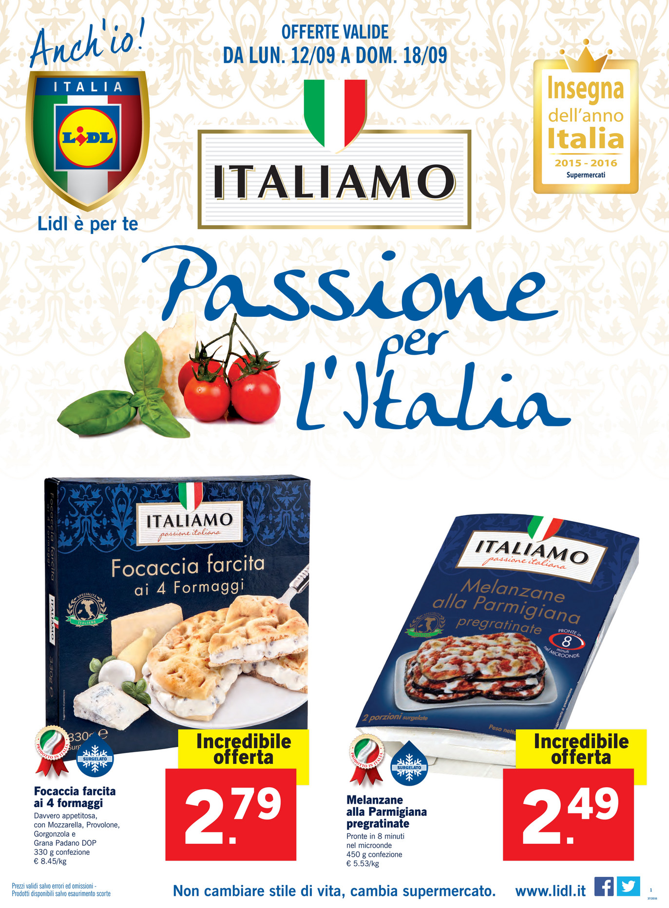 SP - Volantino Lidl - Italiamo Passione per l'Italia - Page 1 - Created ...