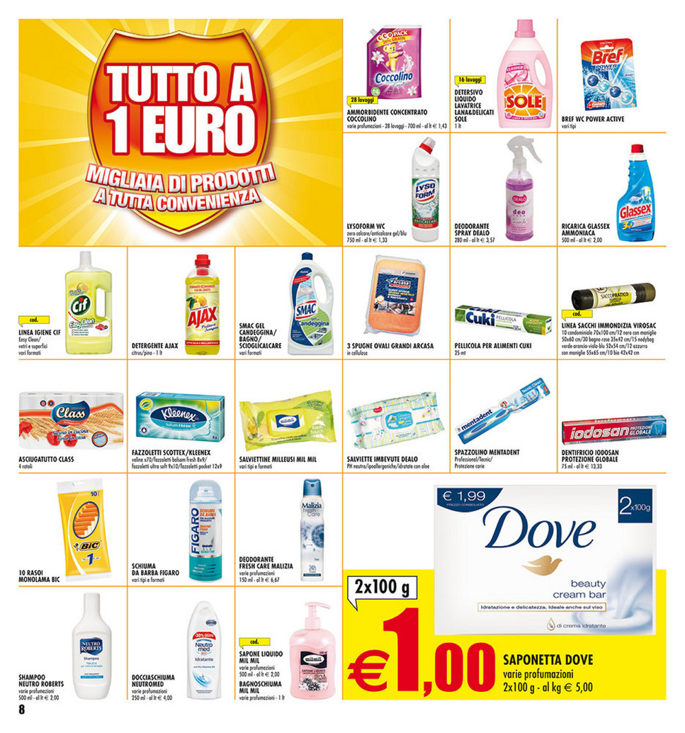 SP - Volantino Auchan - Tutto a 1 euro - Page 8-9 - Created with  Publitas.com