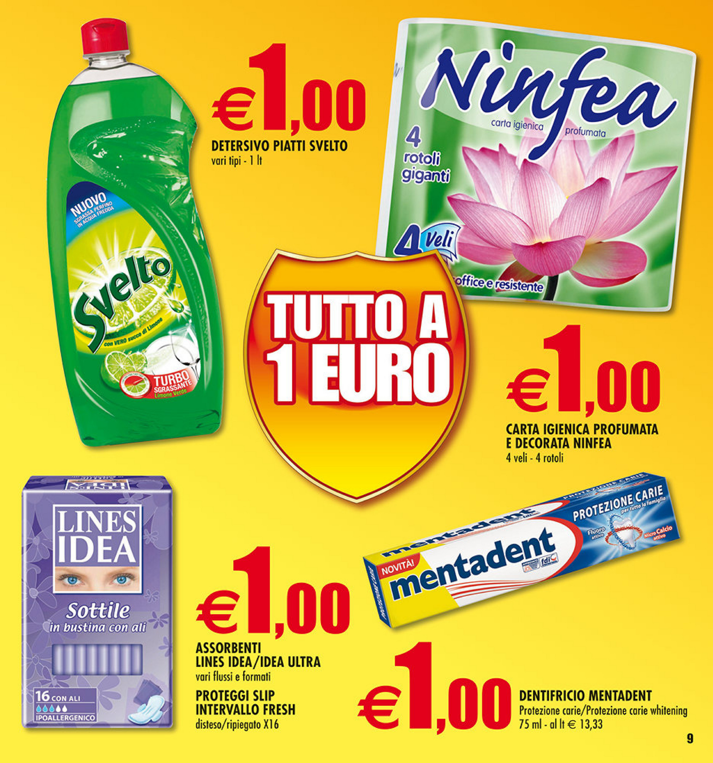 Volantino Auchan Più di 1000 prodotti a solo 1 euro dal 16 al 29