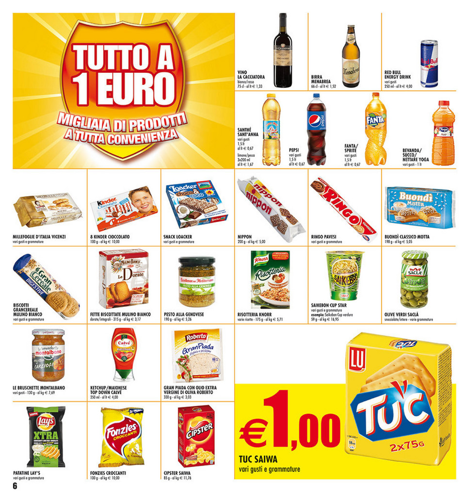 SP - Volantino Auchan - Tutto a 1 euro - Page 8-9 - Created with Publitas. com