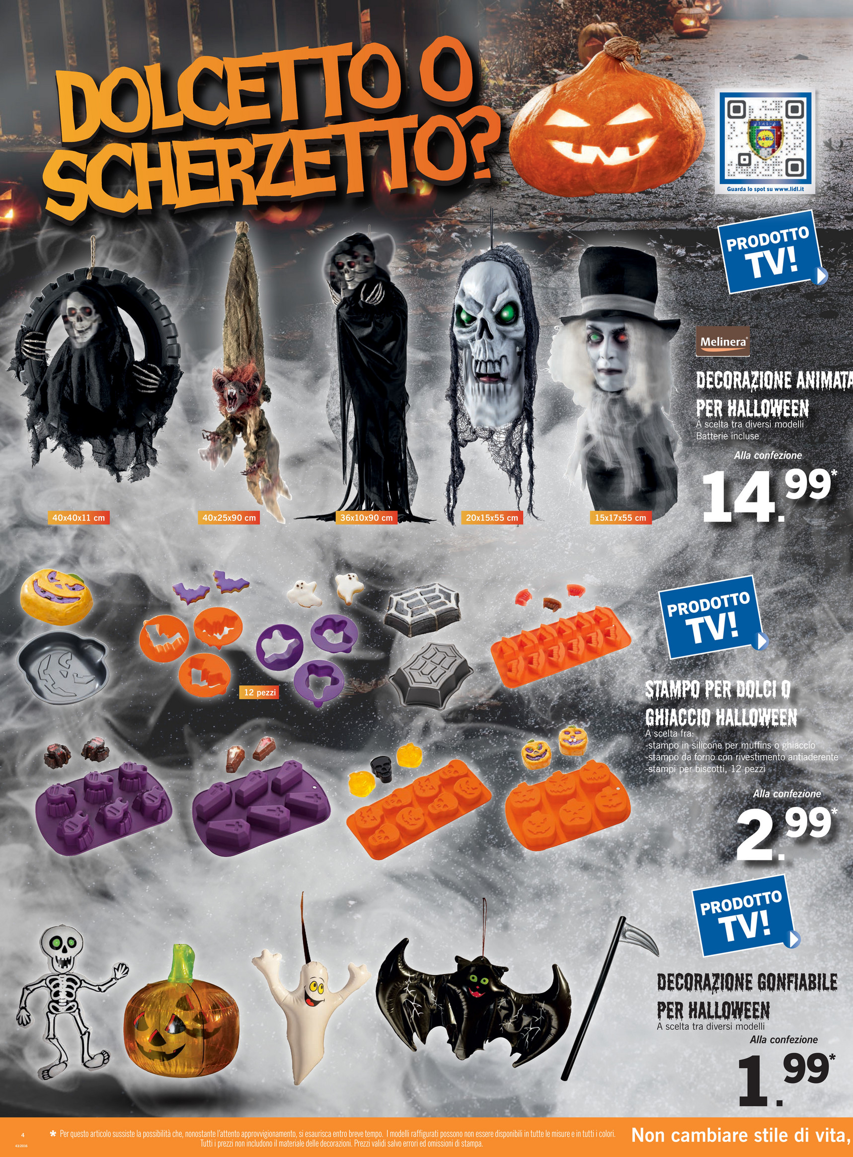 Vestiti halloween deals bambina lidl