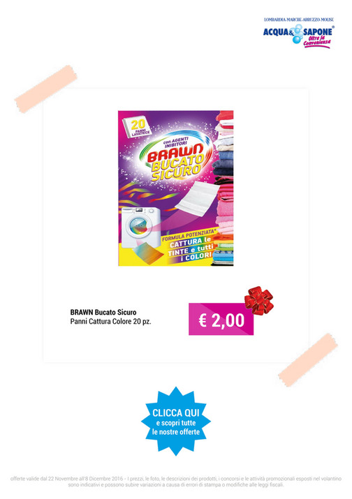 SP - Volantino Acqua e Sapone dal 22 Novembre all\'8 Dicembre 2016 ... SP - Volantino Acqua e Sapone dal 22 Novembre all\'8 Dicembre 2016 ...
