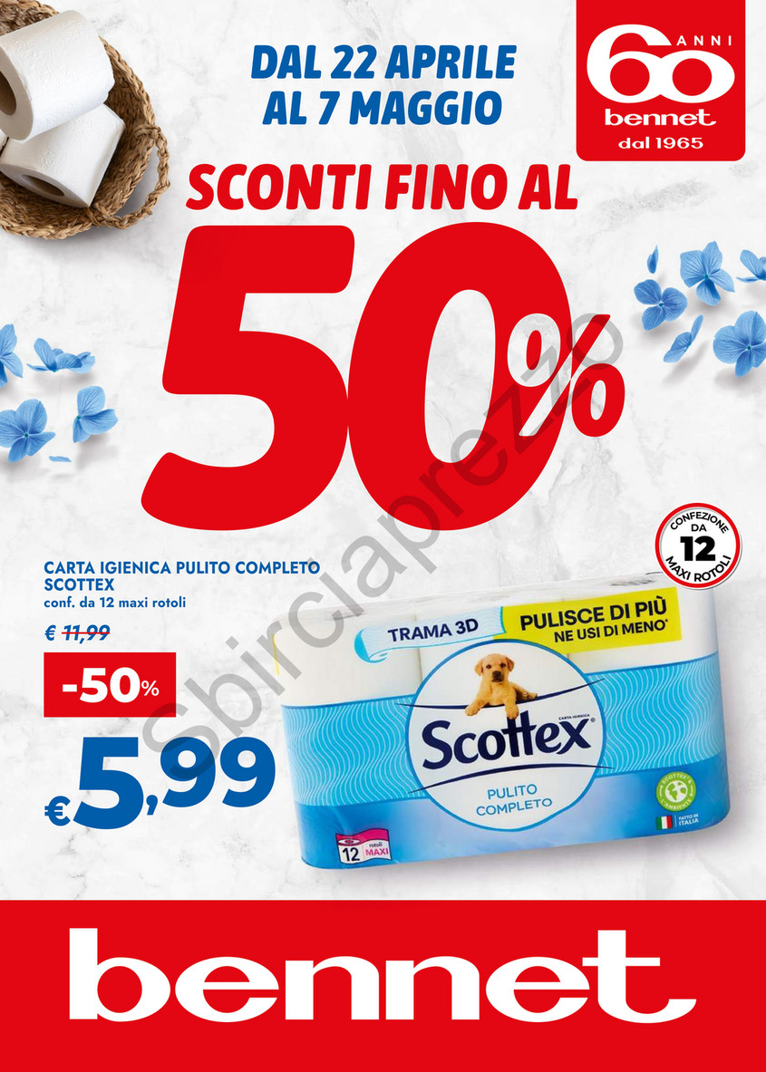 Scontomaggio Bennet Volantino Giochi 2022 Sconto 50 Volantino
