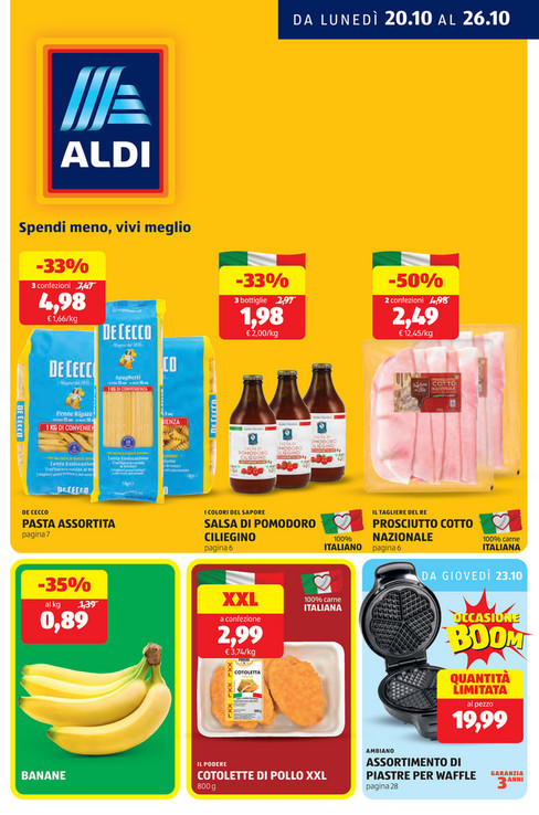 SP - Volantino Aldi dal 20 al 26 Ottobre 2025 - Page 1 - Created with ...