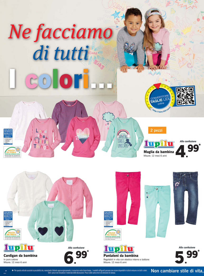 Convertitore taglie lidl best sale