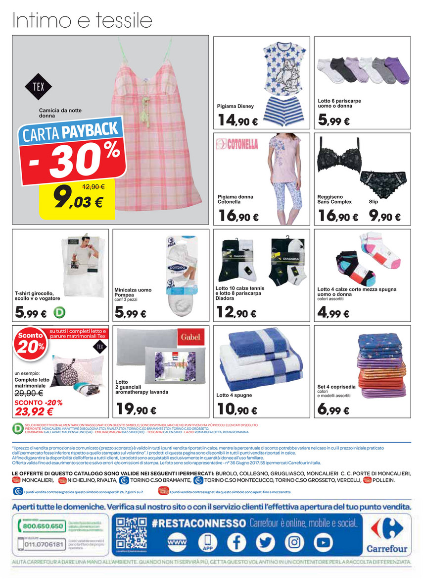 SP Volantino Carrefour Sottocosto dall 1 all 8 Giugno 2017 Page 30 31 Created with Publitas