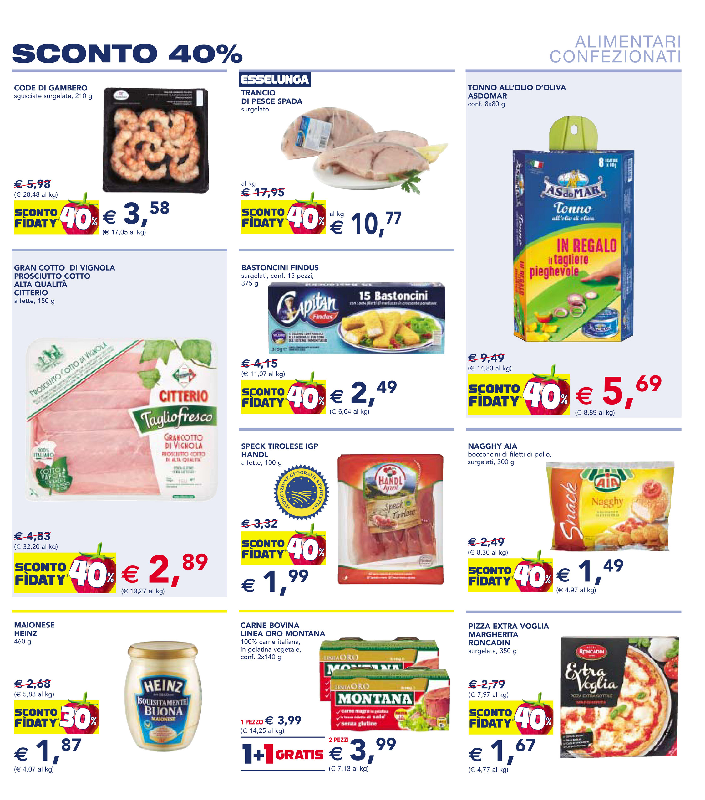 SP - Volantino Esselunga - Sconto 40% dal 29 Giugno al 12 Luglio 2017 - Page  16-17 - Created with Publitas.com