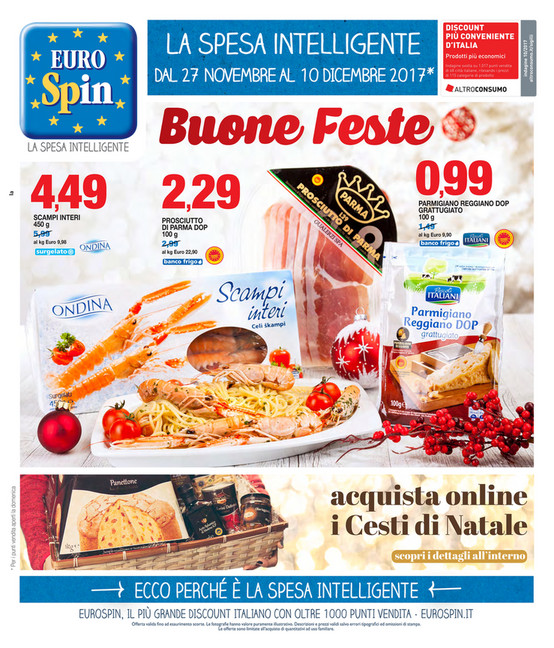 SP - Eurospin - Buone feste dal 27 Novembre al 10 Dicembre 2017 - Page  16-17 - Created with Publitas.com