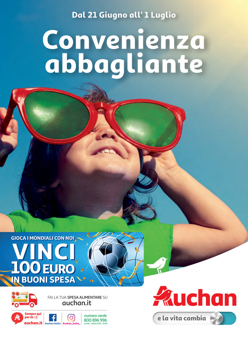 SP - Auchan - Convenienza abbagliante dal 21 Giugno all'1 Luglio 2018 -  Page 18-19 - Created with Publitas.com