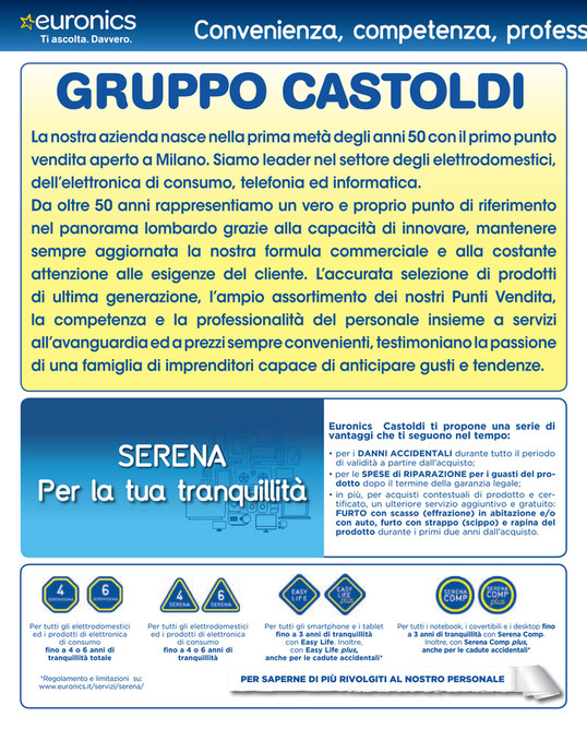 Sp Euronics Castoldi Prezzi Anniversario Dal 28 Giugno All 11 Luglio 18 Page 8 9 Created With Publitas Com