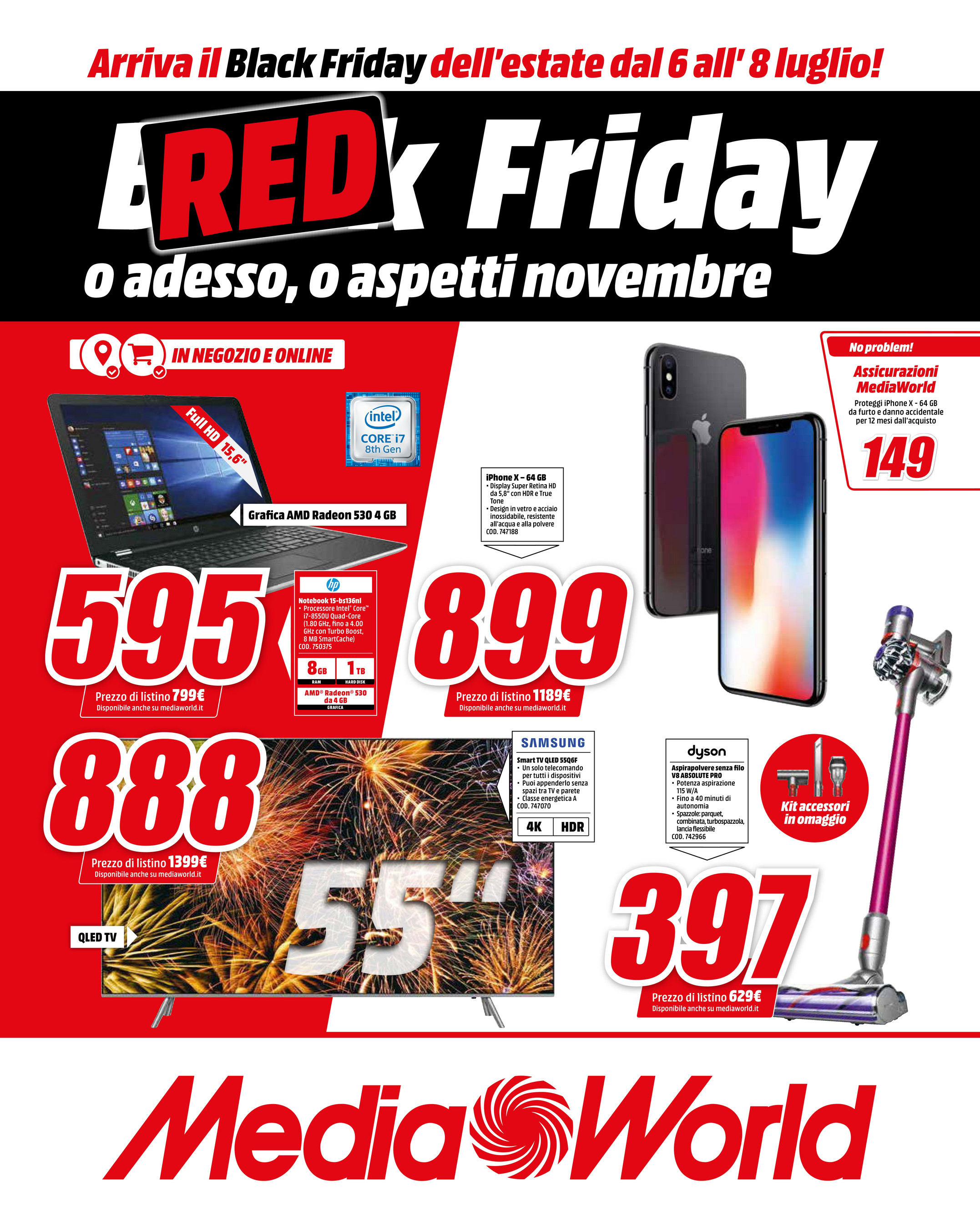 Sp Mediaworld Red Friday Dal 6 All 8 Luglio 2018 Page 1 Created With Publitas Com