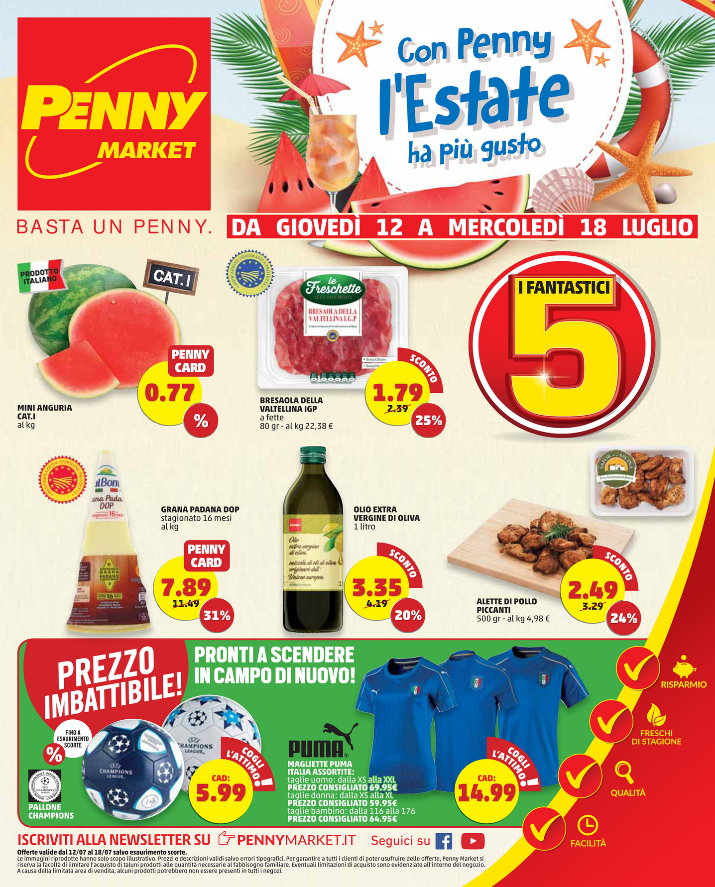 SP Penny Market Con Penny l'estate ha più gusto dal 12 al 18 Luglio