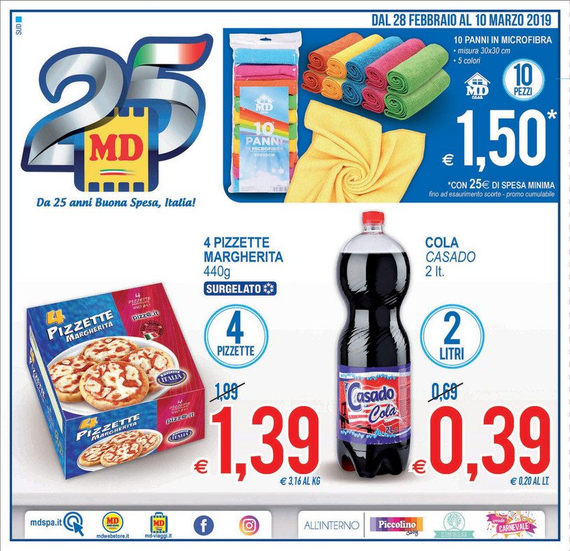 MD: 10 panni in microfibra a 1,50 € - OmaggioMania