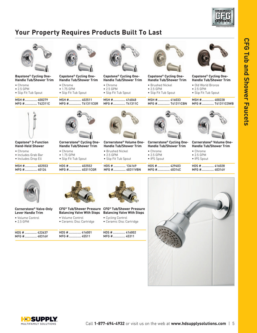 Marcel Africa - MOEN Catalog via HD Supply - Page 4-5 - Created with  Publitas.com