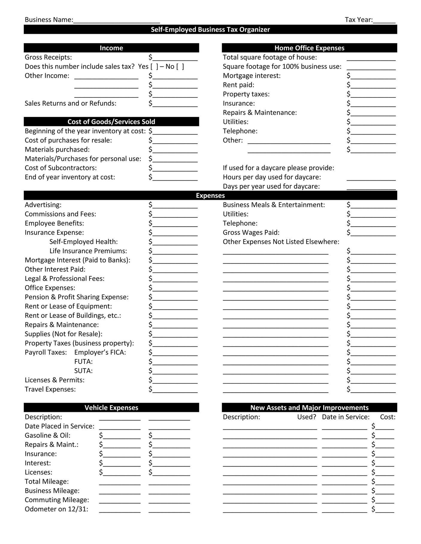 Pickering Williams & Magee - Self-Employed_Organizer - Page 1 - Created ...