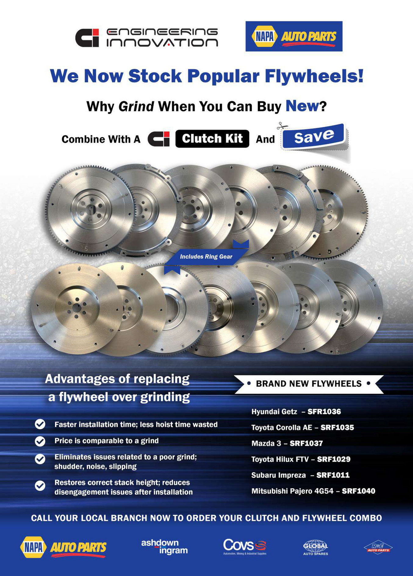 NAPA Auto Parts Flywheel V2 Page 1