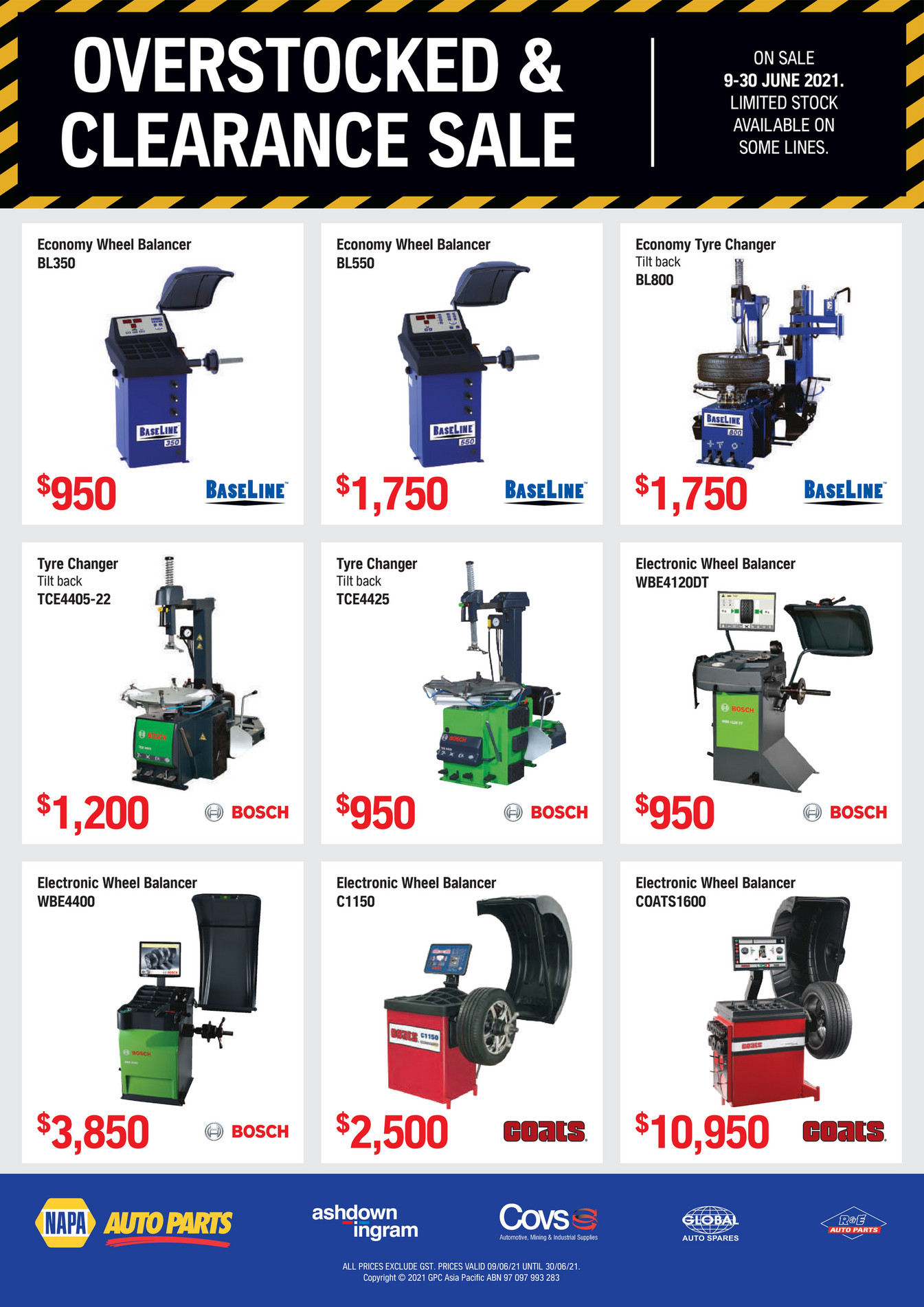 NAPA Auto Parts MS 210058 NAPA equipment flyer Page 1