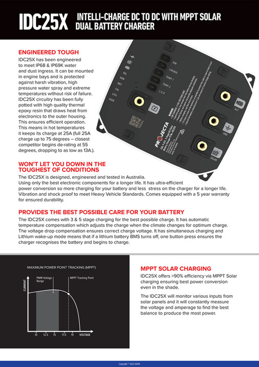 NAPA Auto Parts - NP (A) 23-0013 Projecta Dual Battery Charger - Page 2-3