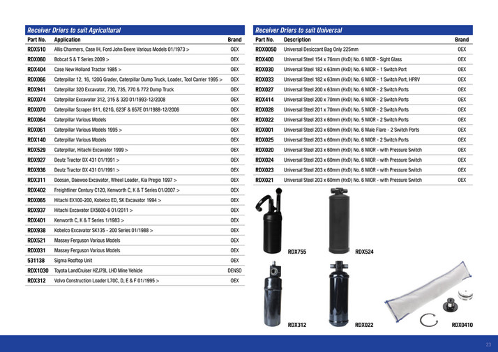 NAPA Auto Parts NAPA Air Conditioning Booklet Page 2223