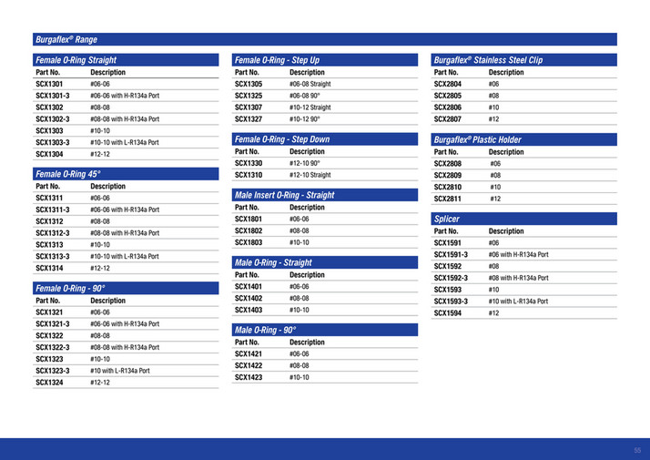 NAPA Auto Parts - NAPA Air Conditioning Booklet - Page 54-55