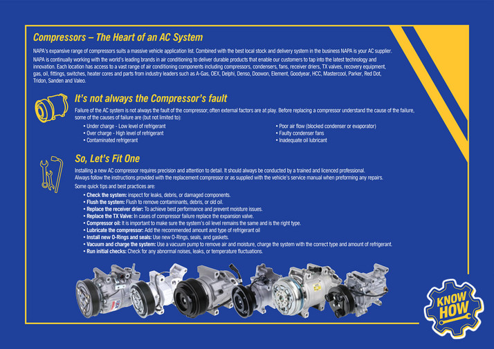 NAPA Auto Parts NAPA Air Conditioning Booklet Page 67