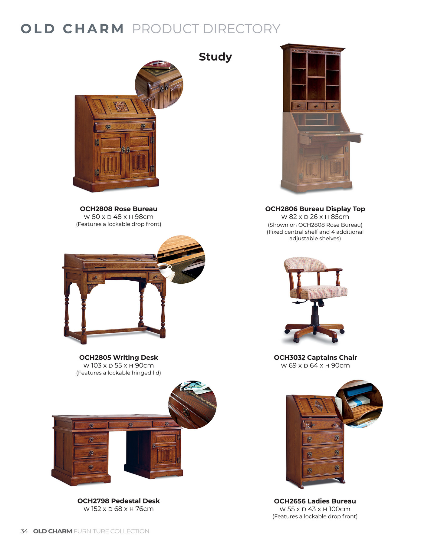 Wood Bros Furniture Old Charm Brochure Page 34 35 Created