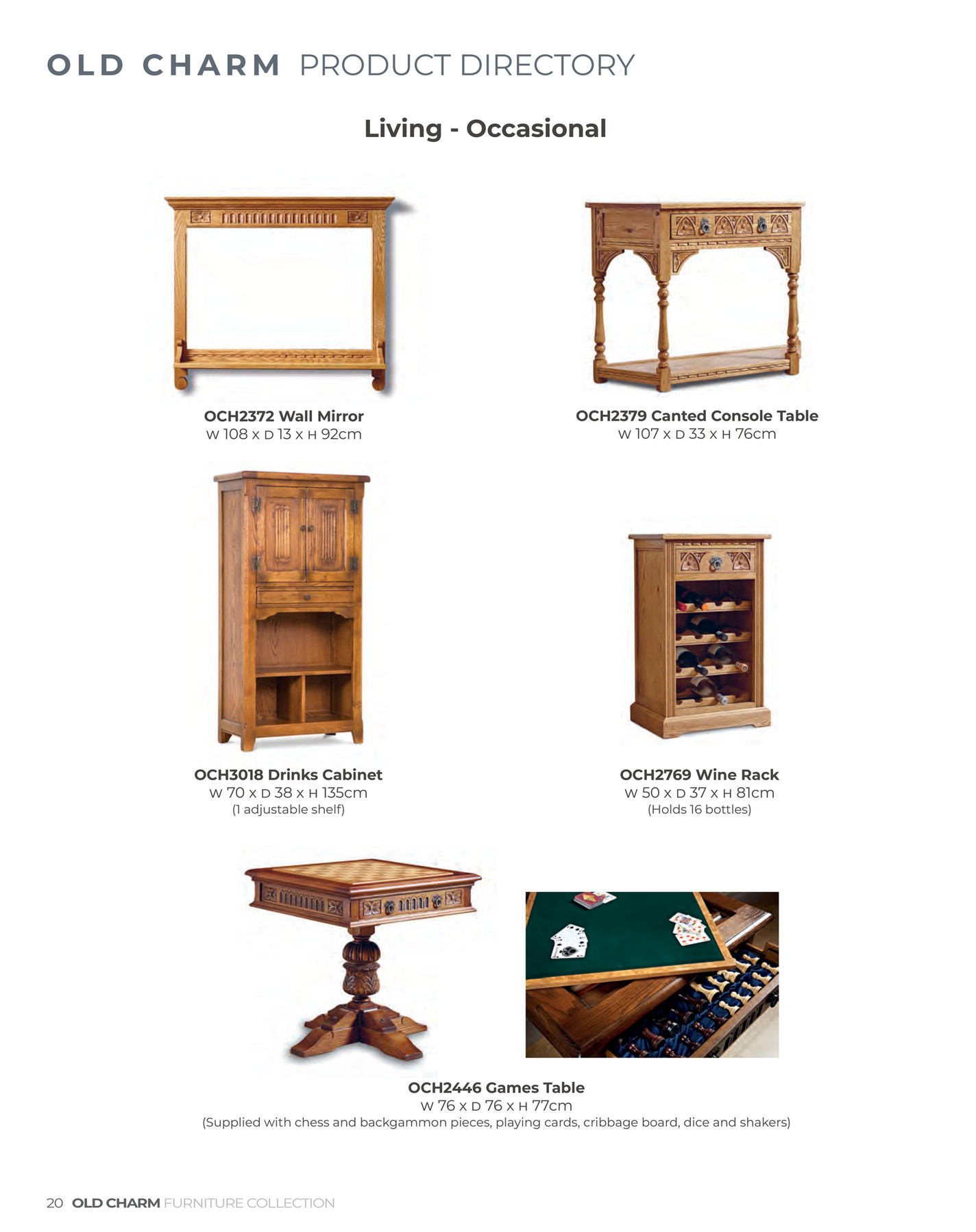 Wood Bros Furniture - Old Charm Brochure - Page 22-23 - Created