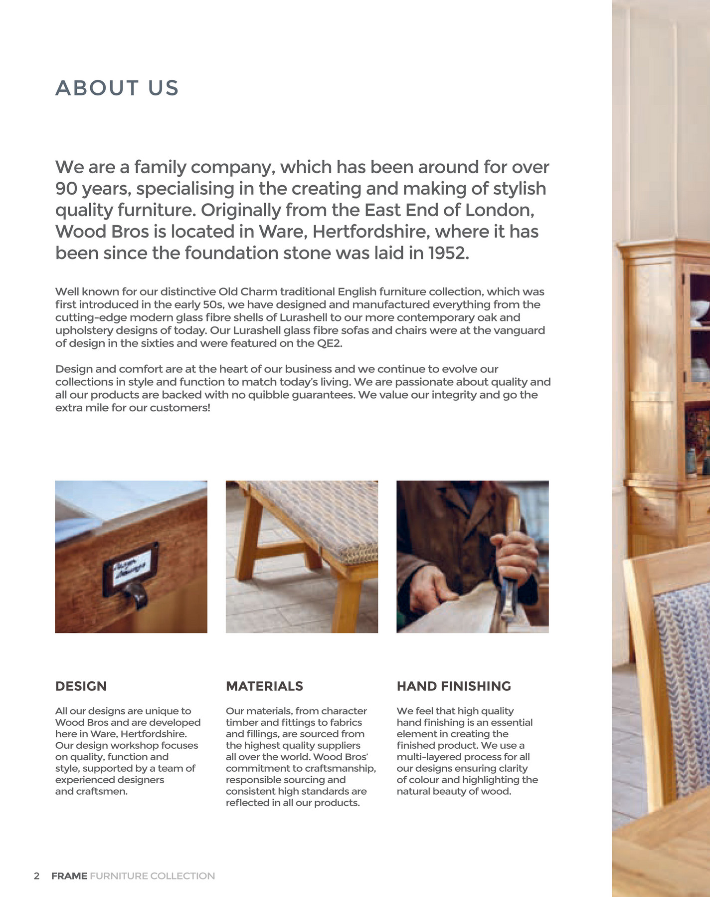 Wood Bros Furniture Frame Brochure Page 2 3 Created With