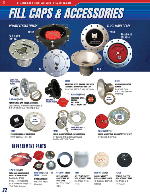 ATL Racing Fuel Cells Product Catalog Page 3233