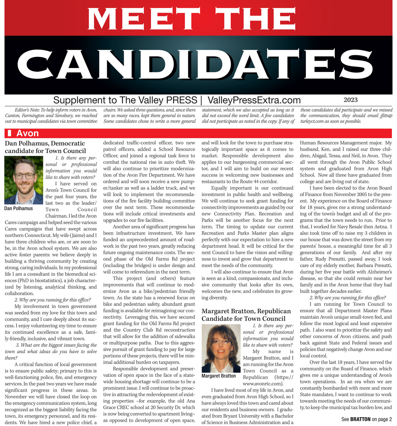 My Publications - Meet The Candidates - Page 1 - Created With Publitas.com