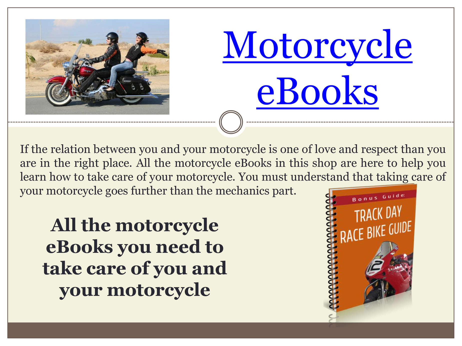 Motorcycle Tips - Motorcycle Guides - Page 1 - Created With Publitas.com