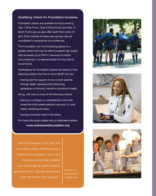 My publications Reed's School Foundation Application Brochure DEC