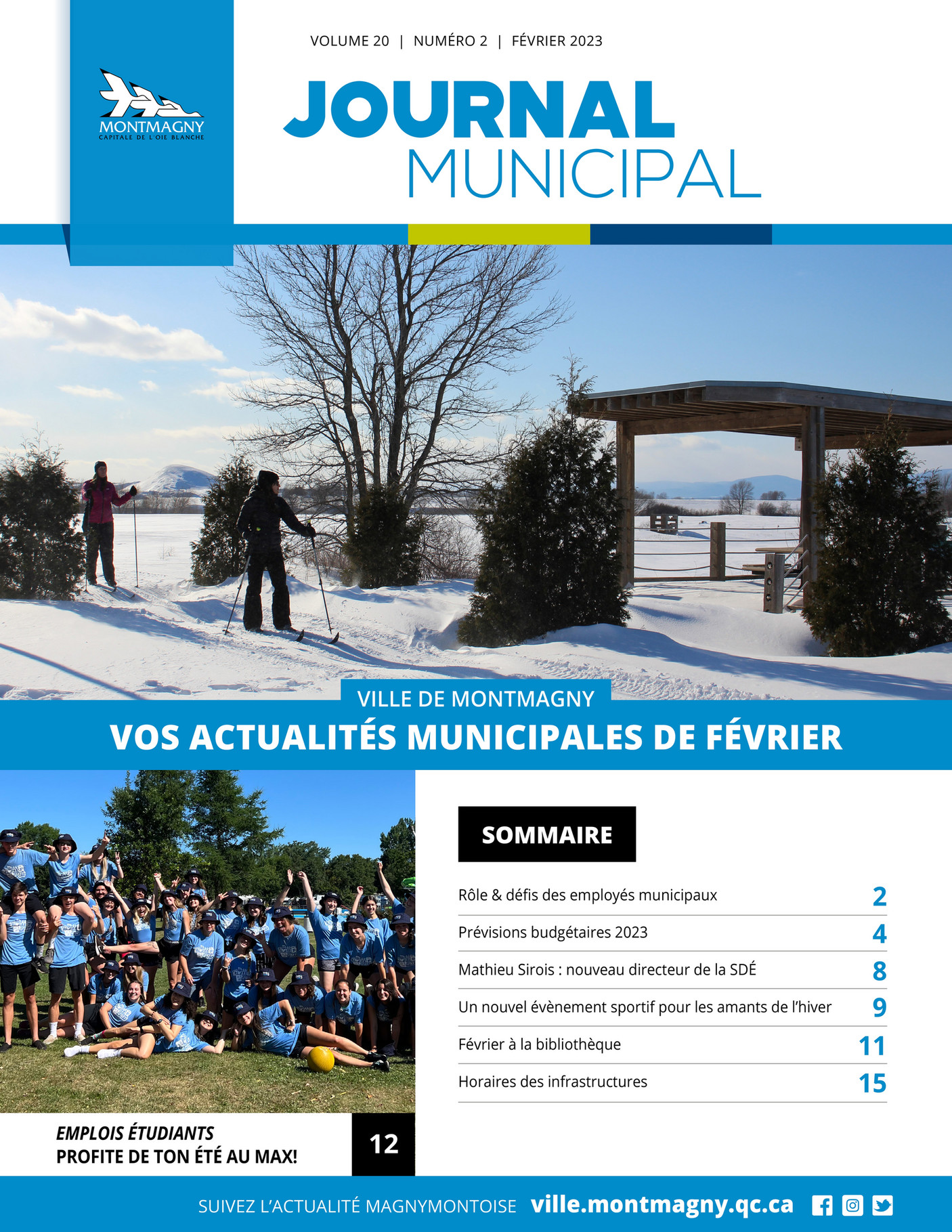 Communications Montmagny Journal municipal FÉVRIER 2023 Page 1 Created with Publitas com