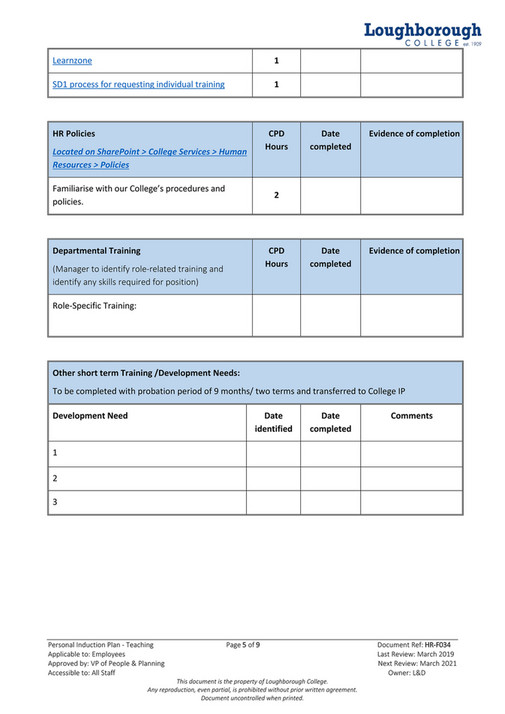 My publications - Personal Induction Plan for Teaching staff - Page 4-5 ...