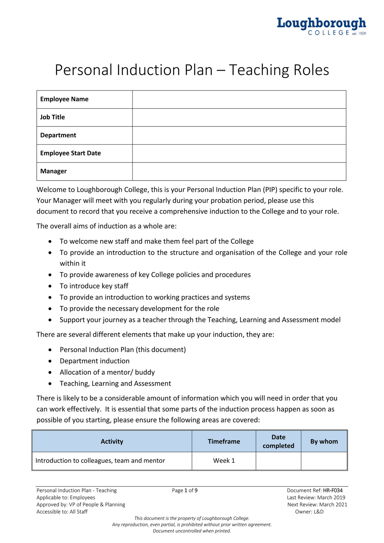 my-publications-personal-induction-plan-for-teaching-staff-page-6-7